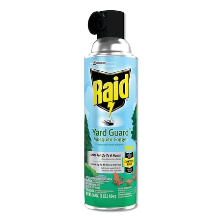 Raid Yard Guard Fogger, 16 oz, Aerosol, PK12 617825